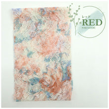 画像をギャラリービューアに読み込む, レース半衿 ボタニカル 全3色 レッド グリーン ブルー 花柄 花 レース 透ける 大人 かわいい おしゃれ 小紋 街着 洗える 半えり 春夏秋冬 着付け 和装小物