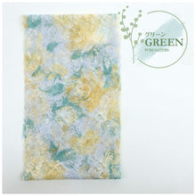 画像をギャラリービューアに読み込む, レース半衿 ボタニカル 全3色 レッド グリーン ブルー 花柄 花 レース 透ける 大人 かわいい おしゃれ 小紋 街着 洗える 半えり 春夏秋冬 着付け 和装小物