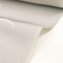 画像をギャラリービューアに読み込む, 【古反】反物『縦絽』シンプル 花丸に雪芝 夏着物 竪絽 単衣 カジュアル 普段着 お仕立て可能 正絹 きもの 和装 反23-24