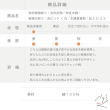 画像をギャラリービューアに読み込む, 浴衣 反物 有松鳴海絞り 知多木綿 板締め絞り 淡ピンク×白 カジュアル きもの 木綿 夏着物 反23-33
