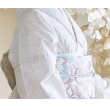 画像をギャラリービューアに読み込む, 洗える着物 阿波しじら 【生成地にかすり縞】 13m しじら織 No,90 しじら織 反物 夏着物 単衣着物 ゆかた 木綿 フルオーダー お仕立て 普段着 湯通し済み 着付け 着物 浴衣 和装 レディース メンズ 家庭洗濯可 白 ホワイト