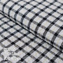 画像をギャラリービューアに読み込む, 洗える着物 阿波しじら オリジナル 白地に黒と黄の小格子 白 黒 黄 13m 女性用 しじら織 夏着物 ゆかた 木綿 お仕立て可 数量限定 普段着 湯通し済み 着付け 着物 浴衣 和装 日本製 オリジナルカラー H52