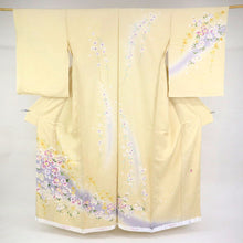 画像をギャラリービューアに読み込む, 仮絵羽 訪問着 『阿部佳雪』 十日町友禅作家 桜の花 フォーマル 略礼装 袷正絹着物 和装 きもの HY3-25