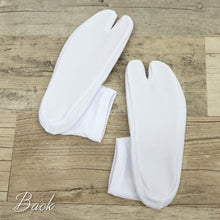 画像をギャラリービューアに読み込む, こども用 ストレッチ足袋 (白) 伸びる お祝い着物 撮影 七五三 滑り止めつき ガールズ ボーイズ 和装 着付け 小物 きもの お子様用 靴下 たび 白足袋 履物 草履 記念撮影 記念写真 飾り 和装小物【TT】