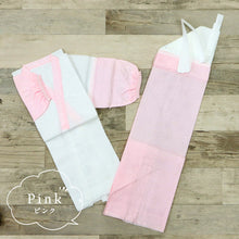 画像をギャラリービューアに読み込む, 【七五三 二部式 子供肌着 小さめ】 3歳 4歳 5歳 二部式 裾除け 綿 紐 簡単 お子様 ガーゼ 無地 梅柄 赤 白 ピンク 吸収 着物 お正月 ひな祭り こどもの日 卒園式 着付け 肌襦袢 インナー セパレート セット K22-68