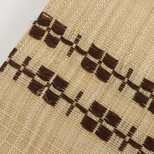 画像をギャラリービューアに読み込む, 【中古】希少逸品 『芭蕉布花織』 夏名古屋帯 横段 生成り色 正絹着物 NY5-21 リサイクル着物リユース 古着