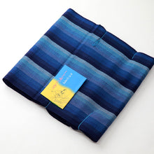 画像をギャラリービューアに読み込む, 洗える着物 阿波しじら【青の鰹縞】 No,1 女性用 13m しじら織 夏着物 ゆかた 木綿 フルオーダー お仕立て 普段着 湯通し済み 着付け 着物 浴衣 和装 日本製 レディース