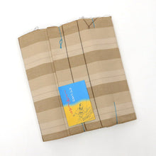 画像をギャラリービューアに読み込む, 阿波コットンウール 【薄花色にクリーム変わり格子】 az1 木綿とウール 温かい冬着物 女性用 13m しじら織 反物 単衣着物 グラデーション フルオーダー お仕立て 普段着 湯通し済み 着付け 和装 レディース ウール混 秋冬 ベージュ ミルクティー