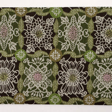 画像をギャラリービューアに読み込む, 【新品】『召しませ花』半幅帯 リバーシブル コモンタイム ボルドー カジュアル きもの 和装 BC2-7