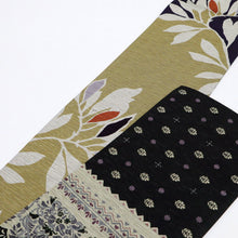 画像をギャラリービューアに読み込む, 【新品】『召しませ花』半幅帯 リバーシブル モロッカン×花葉 深赤 カジュアル きもの 和装 BP10-6
