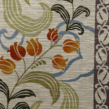 画像をギャラリービューアに読み込む, 【新品】『召しませ華』半幅帯 リバーシブル すずらん唐草 グレージュ カジュアル きもの 和装 BY9-1
