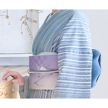 画像をギャラリービューアに読み込む, 洗える着物 阿波しじら 《お仕立て代込み》 【片身替わりベージュ縞】 13m しじら織 No,H58 しじら織 反物 夏着物 単衣着物 ゆかた 木綿 フルオーダー お仕立て 普段着 湯通し済み 着付け 着物 浴衣 和装 レディース メンズ 家庭洗濯可 白 アシンメトリー グリーン