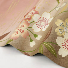 画像をギャラリービューアに読み込む, 【中古】訪問着+襦袢セット『花井幸子』彩り揺れる桜模様 フォーマル 略礼装 ピンク 身丈159.5cm 裄丈66.5cm 袷正絹着物 HC2-37