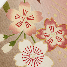 画像をギャラリービューアに読み込む, 【中古】訪問着+襦袢セット『花井幸子』彩り揺れる桜模様 フォーマル 略礼装 ピンク 身丈159.5cm 裄丈66.5cm 袷正絹着物 HC2-37