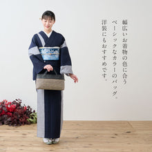 画像をギャラリービューアに読み込む, 【布と藤のバッグ】 カゴバッグ おしゃれ 天然素材 藤 内布付き ポケット 普段使い オールシーズン きものギャラリー凛 バック 浴衣 着物 洋服 和装小物