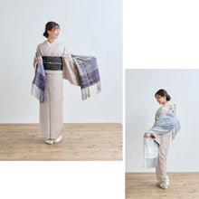 画像をギャラリービューアに読み込む, 真綿まとうショール 『多色』 老舗ブランド 奥順謹製 結城紬 高級 大判 ショール ストール 絹100% 和装 洋装 着物 小紋 訪問着 着付け 羽織 着物コート 着物防寒 春 夏 秋 冬 通年 毛皮 着物ショール 道中着 ポンチョ 和装小物 プレゼント 誕生日 敬老 クリスマス 【IT】K23-65
