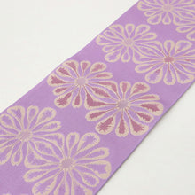 画像をギャラリービューアに読み込む, フラワー 半幅帯 北欧テイスト 全3柄 リバーシブル チェック模様 長さ4m モダン おしゃれ 小袋帯 半巾帯 ポリエステル100%