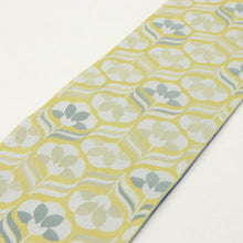 画像をギャラリービューアに読み込む, フラワー 半幅帯 北欧テイスト 全3柄 リバーシブル チェック模様 長さ4m モダン おしゃれ 小袋帯 半巾帯 ポリエステル100%