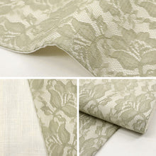 画像をギャラリービューアに読み込む, 【新品】 フラワーレース 麻半幅帯 モダン 本麻 長さ400cm 帯巾17cm 半巾帯 by6-15 ba6-14