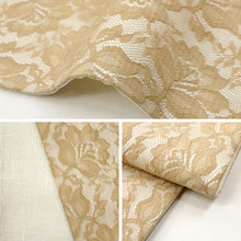 画像をギャラリービューアに読み込む, 【新品】 フラワーレース 麻半幅帯 モダン 本麻 長さ400cm 帯巾17cm 半巾帯 by6-15 ba6-14