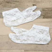 画像をギャラリービューアに読み込む, ストレッチ フラワーレース足袋 22cm ~ 25cm フリーサイズ ホワイト ブラック 足袋ソックス 口ゴム おしゃれ 草花 着物 小紋 浴衣 お出かけ パーティー レディース 女性向け 和装小物 K24-40