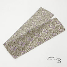 画像をギャラリービューアに読み込む, 刺繍ボタニカルレース半衿 全2色 モダン 日本製 イエロー パープル 大人 かわいい おしゃれ 小紋 春夏秋冬 着付け レース 半襟 和装小物