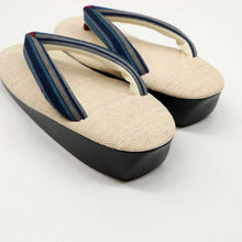 画像をギャラリービューアに読み込む, 亜麻草履 全2種 フリーサイズ 23.0~24.5cm シンプル 洒落草履 ウレタン草履 表面樹脂加工済み 吸水速乾 レディース ブルー イエロー ベージュ おしゃれ ワンサイズ ぞうり 女性 女物 和服履物 小紋 紬 着物 和装小物