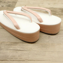 画像をギャラリービューアに読み込む, 《在庫限り》大原商店 草履 全5色 M&Lサイズ フリーサイズ 23.0~24.5cm シンプル 洒落草履 レディース ホワイト アイボリー パープル ピンク ピンクベージュ 合皮 おしゃれ モダン パールカラー ワンサイズ ぞうり 女性 女物 和服履物 小紋 紬 着物 和装小物 k24-66