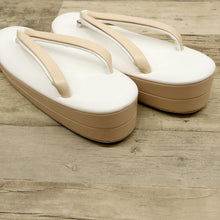 画像をギャラリービューアに読み込む, 《在庫限り》大原商店 草履 全5色 M&Lサイズ フリーサイズ 23.0~24.5cm シンプル 洒落草履 レディース ホワイト アイボリー パープル ピンク ピンクベージュ 合皮 おしゃれ モダン パールカラー ワンサイズ ぞうり 女性 女物 和服履物 小紋 紬 着物 和装小物 k24-66