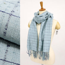 画像をギャラリービューアに読み込む, 育てるショール 縞・格子 老舗ブランド 奥順謹製 結城紬 2024年 高級 大判 ショール ストール 絹100% 和装 洋装 着物 小紋 訪問着 着付け 羽織 着物コート 着物防寒 春 夏 秋 冬 通年 毛皮 着物ショール ポンチョ 和装小物 プレゼント 誕生日 敬老 クリスマス【IT】K24-81