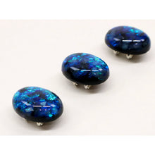 画像をギャラリービューアに読み込む, 【 ロイヤルブルー帯留め 】ラメ ジュエリー風 飾り紐 浴衣 単品 1個 三分紐 二分紐 無地帯締め 帯飾り ハンドメイド 青 だ円型 夏着物 カジュアル 帯どめ おびどめ 和装小物 日本製 大人 おしゃれ