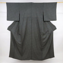 画像をギャラリービューアに読み込む, 【新品】長尺 単衣 江戸小紋 青海鮫 黒 丹後ちりめん カジュアル 身丈168cm 裄丈67cm 正絹着物 KB5-8