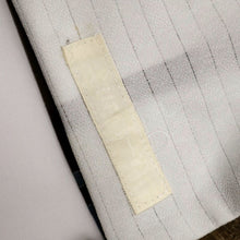 画像をギャラリービューアに読み込む, 【中古】長尺 洗える夏着物『コムサデモード』掠れ縞に竜胆の花 カジュアル 茶 身丈168.5cm 裄丈63cm 和装 化繊着物 KC6-30