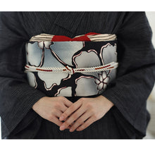 画像をギャラリービューアに読み込む, 洗える着物 阿波しじら【 黒に極細白縞 】 No,101BK 13m 女性用 しじら織 反物 夏着物 単衣着物 ゆかた 木綿 フルオーダー お仕立て 普段着 湯通し済み 着付け 着物 浴衣 和装 レディース 家庭洗濯可