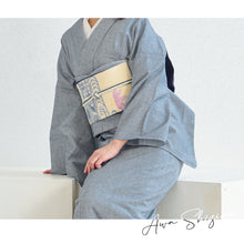 画像をギャラリービューアに読み込む, 洗える着物 阿波しじら無地【紺青】13m 女性用 しじら織 夏着物 ゆかた 木綿 フルオーダー お仕立て 普段着 湯通し済み 着付け 着物 浴衣 和装 日本製 レディース