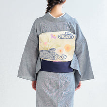 画像をギャラリービューアに読み込む, 洗える着物 阿波しじら無地【紺青】13m 女性用 しじら織 夏着物 ゆかた 木綿 フルオーダー お仕立て 普段着 湯通し済み 着付け 着物 浴衣 和装 日本製 レディース