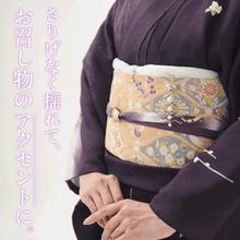 画像をギャラリービューアに読み込む, 【パール帯飾り 花しおり】揺れる 根付 シルバー ゴールド 七宝 礼装 和装 洋装 パーティ 華やか ストラップ プレート アクセサリー 着物 小物 根付け【OS】7401-1/7401-2