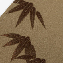 画像をギャラリービューアに読み込む, 【未使用品】長尺『撫松庵』洗える♪単衣着物 カジュアル 付下げ 竹縞に雀 身丈166.5cm 裄丈68cm 化繊 SC9-2