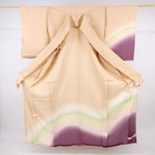 画像をギャラリービューアに読み込む, 【仮絵羽】付下げ 作家物 木目にはんなりぼかし 洗柿色 フォーマル 略礼装 和装 袷正絹着物 SY4-1