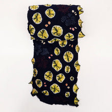 画像をギャラリービューアに読み込む, 浴衣反物 手しぼり 『藤娘』蜘蛛絞りと花模様 カジュアル 紺ネイビー 木綿 夏着物 お仕立て可 和装 絞り きもの 反24-253 古反