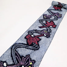 画像をギャラリービューアに読み込む, 手しぼり 浴衣反物 曲線に舞蝶花模様 紺ネイビー 木綿 長さ12m 反巾36cm カジュアル お仕立可 夏着物 反24-284