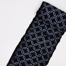 画像をギャラリービューアに読み込む, 手しぼり 浴衣反物 シンプル七宝繋 濃紺 カジュアル 木綿 夏着物 お仕立て可 和装 絞り きもの 反25-150