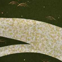 画像をギャラリービューアに読み込む, 浴衣反物 綿紅梅『二代目清次郎』酒衣 グリーン 木綿 夏着物 反巾38cm 長さ12m カジュアル 普段着 お仕立て可 反25-134