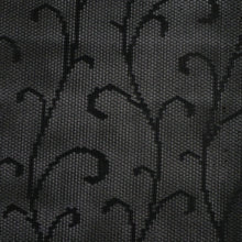 画像をギャラリービューアに読み込む, 夏『羅』薄羽織 羽尺反物 塵除けコート 唐草地紋 黒 夏着物 長さ846cm 反巾35cm カジュアル 反25-48