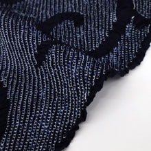 画像をギャラリービューアに読み込む, 手しぼり 浴衣反物 唐草模様総鹿の子絞り 紺 木綿 カジュアル 夏着物 お仕立て可 和装 絞り きもの 反25-54