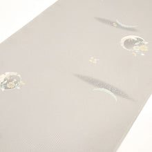 画像をギャラリービューアに読み込む, 【古反】反物『縦絽』シンプル 花丸に雪芝 夏着物 竪絽 単衣 カジュアル 普段着 お仕立て可能 正絹 きもの 和装 反23-24
