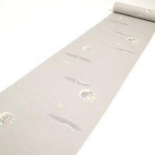 画像をギャラリービューアに読み込む, 【古反】反物『縦絽』シンプル 花丸に雪芝 夏着物 竪絽 単衣 カジュアル 普段着 お仕立て可能 正絹 きもの 和装 反23-24
