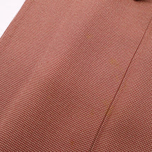 画像をギャラリービューアに読み込む, 【中古】単衣 江戸小紋 角通し 長尺 赤 無紋 作家落款有 ふだん着物洗替えに♪ カジュアル 身丈164cm 裄丈66cm 正絹 5KM14
