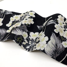 画像をギャラリービューアに読み込む, 新品  召しませ花  半幅帯 リバーシブル カジュアル プリムラ モノトーン BB8-5
