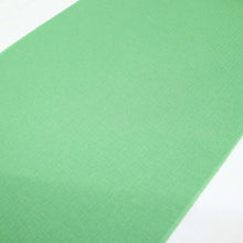 画像をギャラリービューアに読み込む, 夏着物 反物 グリーン 色無地 市田ひろみ 好み 洗える 縦絽 紬 お稽古 おでかけ カジュアル 反G4-28
